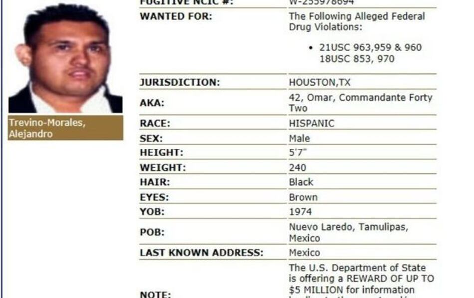 Capturan en México a Omar Treviño 'Z-42', considerado líder de Los Zetas