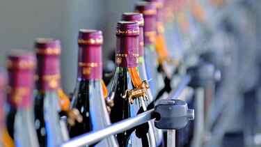 Viticultores destruyen botellas de vino