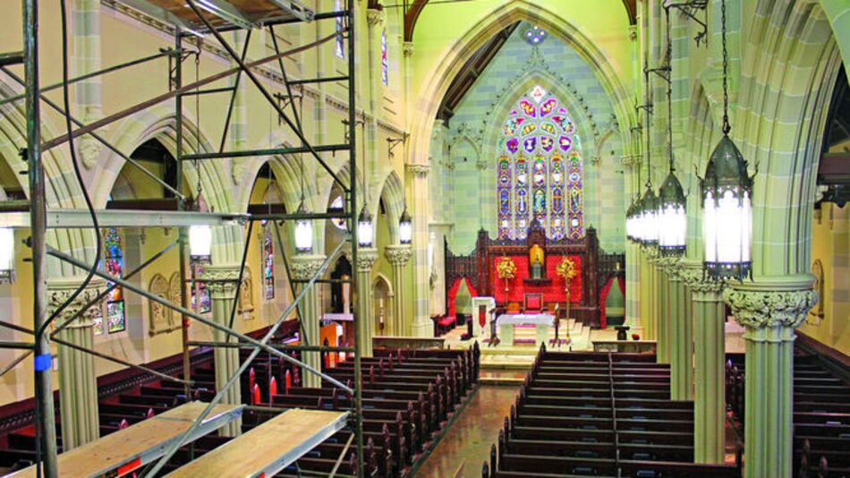 Restauran iglesia de boda Kennedy