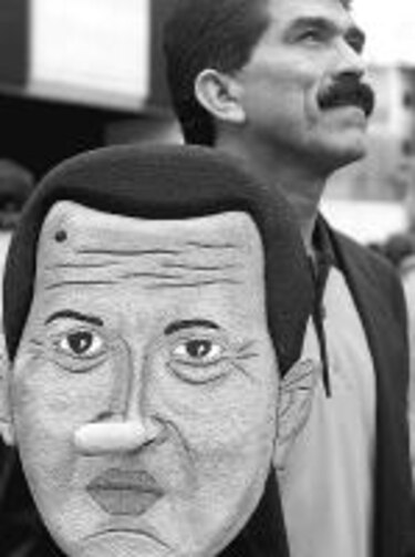 Marchan contra Chávez y proyecto de ley de educación en Venezuela