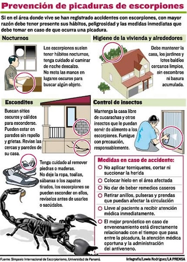 El manejo del escorpionismo