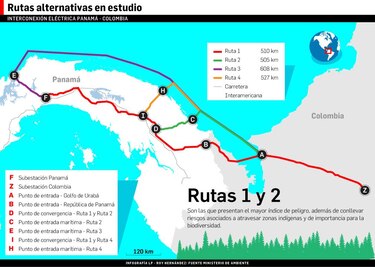 Gobierno pide permiso a gunas para interconexión eléctrica entre Panamá y Colombia