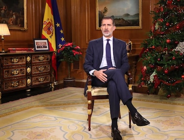 El rey de España pide unidad ante la crisis catalana