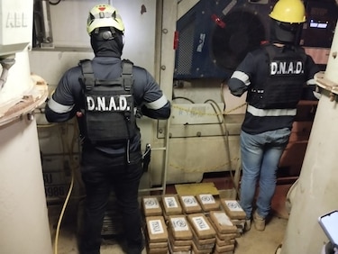 Decomisan 45 paquetes con droga en un puerto en la provincia de Colón