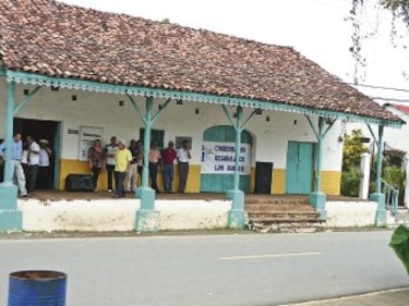 En las casas del interior
