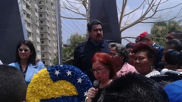 Nicolás Maduro llega a Panamá