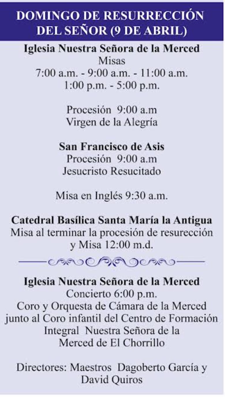 Esta es la agenda de Semana Santa 2023 en el Casco Antiguo