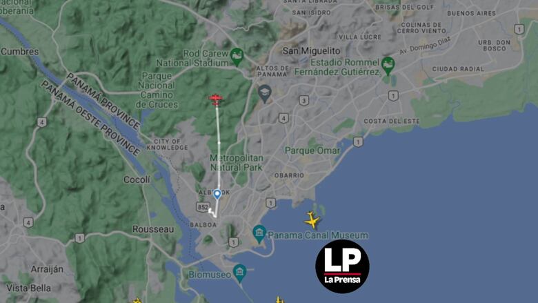 Aeronave cae en área boscosa en Clayton; rescatan a una persona y hay una víctima fatal