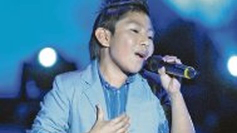 El pequeño de la gran voz