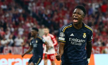 Doblete de Vinícius apaga el infierno en Alemania