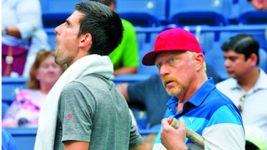 Después de tres años, Djokovic deja a Becker