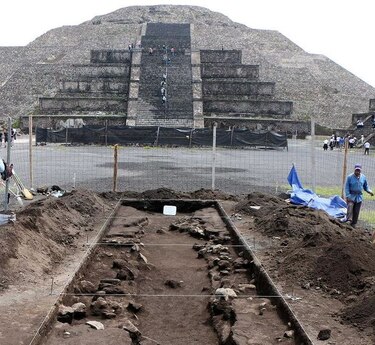México: descubren enigmáticos cráteres en sitio arqueológico de Teotihuacán