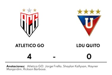 Atletico GO supera a LDU Quito en la Grupo F de Copa Sudamericana