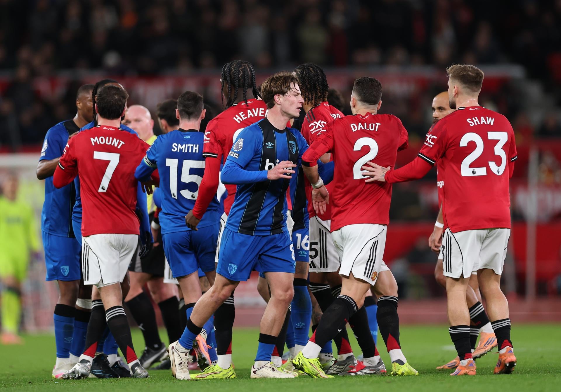 Partido de locos en Old Trafford: Manchester United y Bournemouth empatan 4-4 en un duelo de infarto
