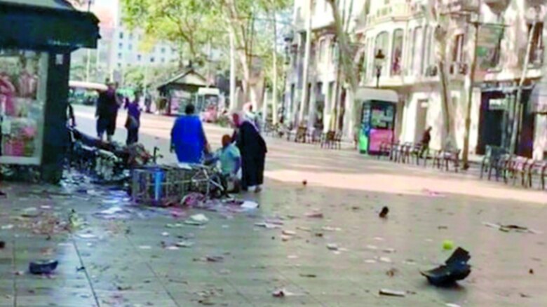 Barcelona, víctima de la violencia terrorista
