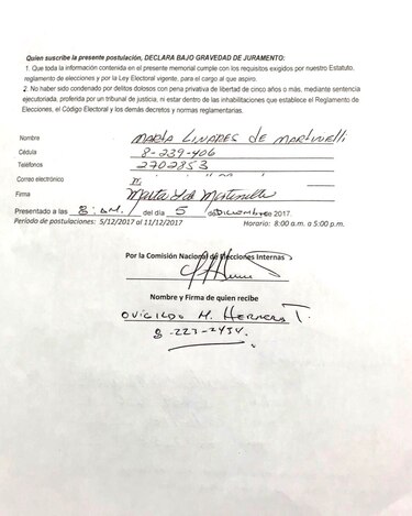 Ricardo Martinelli es postulado para presidente de la directiva de Cambio Democrático