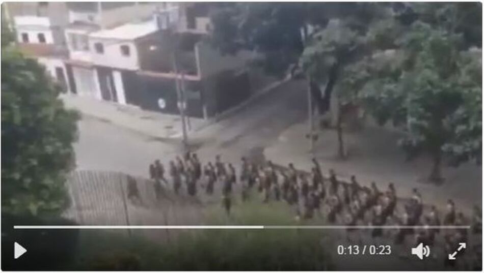 Video: 'Quisiera degollar con un puñal de acero a un maldito guarimbero', gritan militares en Venezuela durante entrenamiento