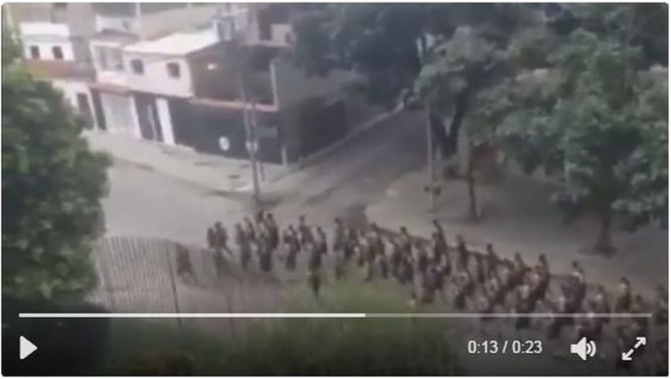 Video: 'Quisiera degollar con un puñal de acero a un maldito guarimbero', gritan militares en Venezuela durante entrenamiento