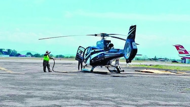 Fiscal interroga al piloto del helicóptero aprehendido a los Martinelli