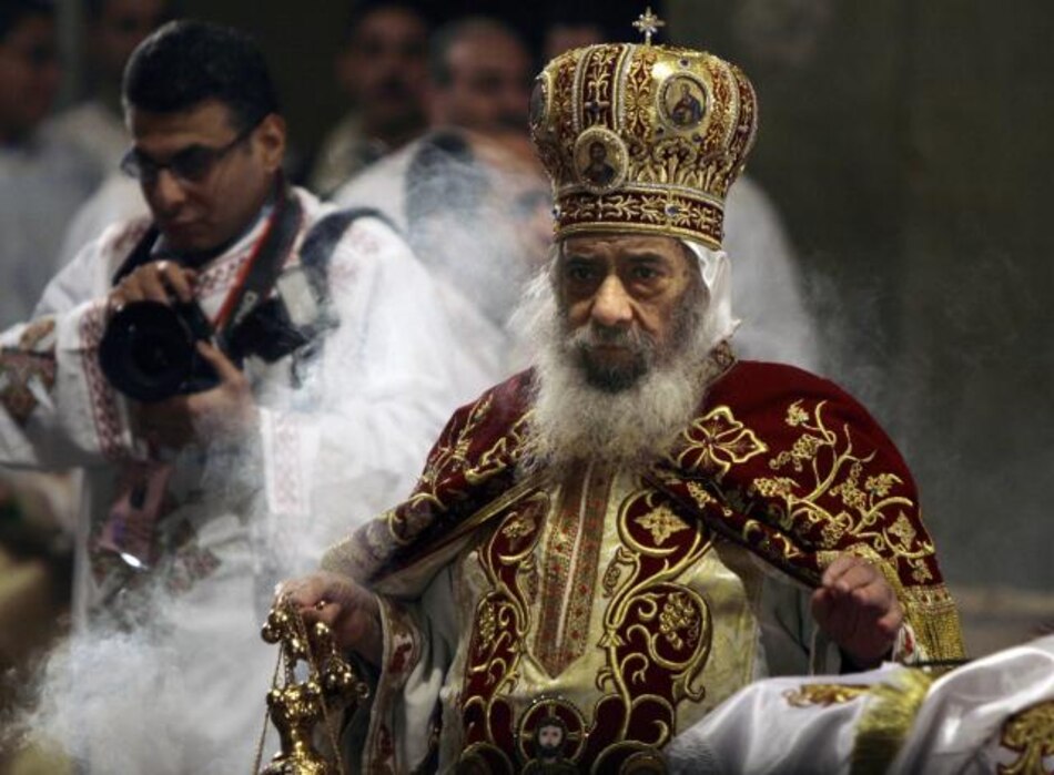 Murió el papa Shenouda III, el patriarca de la Iglesia copta en Egipto