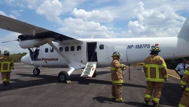 Avión procedente de Bocas del Toro aterriza de emergencia en Santiago
