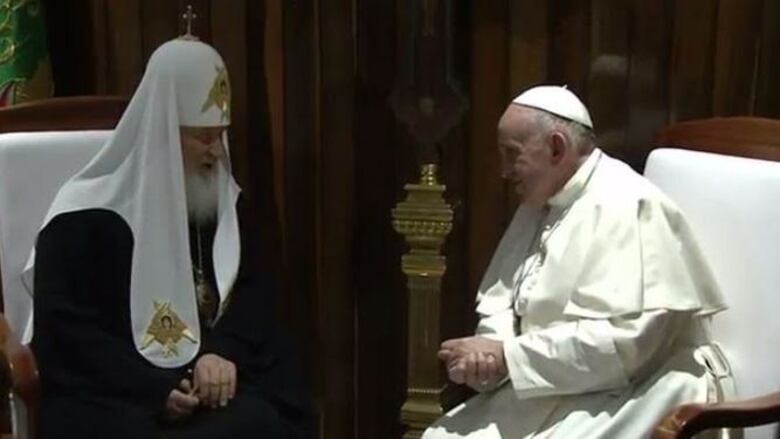 Papa y patriarca ruso inician reunión histórica en Cuba