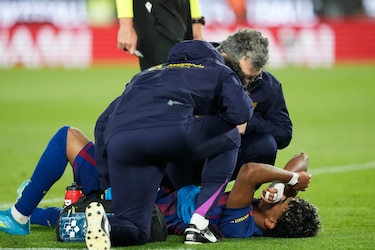 Lamine Yamal se pierde el resto de LaLiga por lesión