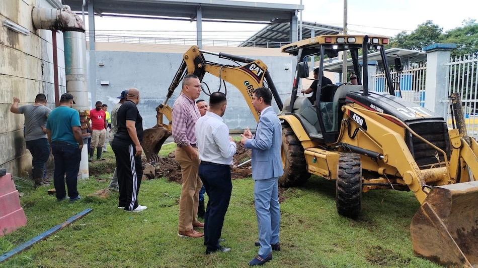 Copa Latina 2025: Pandeportes inicia trabajos de reparación a la tubería afectada en la Arena Roberto Durán