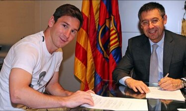 Messi firma su mejora de contrato y es el mejor pagado del mundo