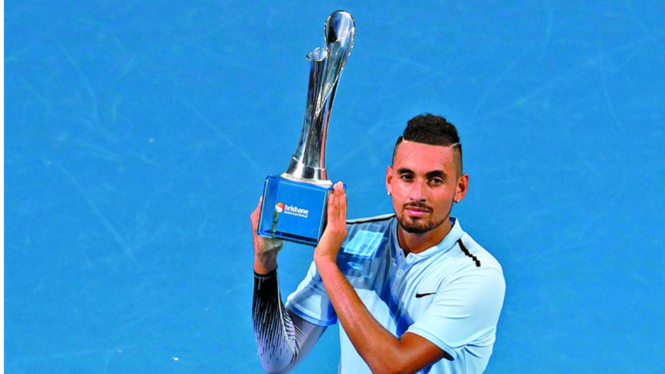 Kyrgios gana torneo de tenis de Brisbane