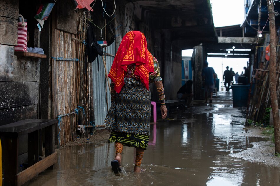 Un año después del éxodo, la quietud invade Gardí Sugdub, la isla que el mar amenaza con tragarse