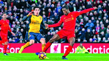 Liverpool hundió al Arsenal