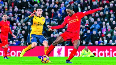 Liverpool hundió al Arsenal