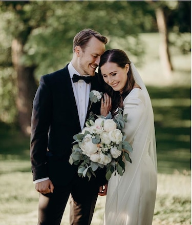 Se casa la primera ministra de Finlandia
