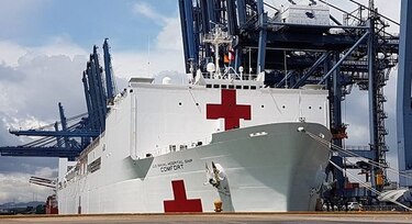 Buque hospital estadounidense atenderá a venezolanos en Colombia