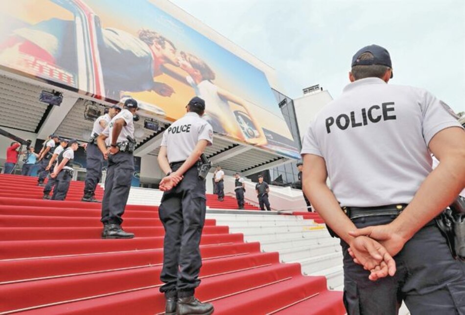 Férrea seguridad en Cannes
