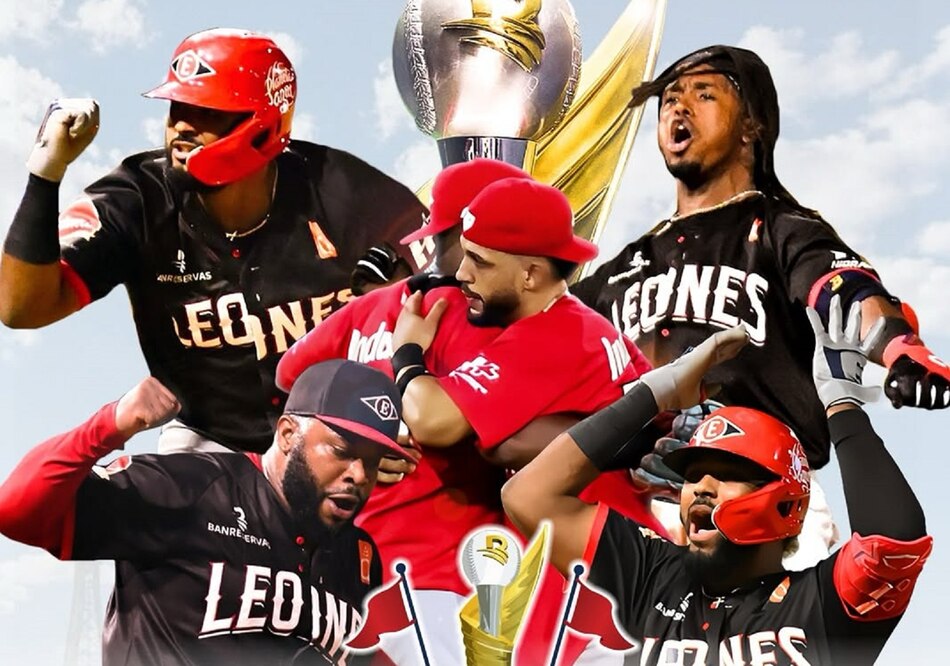 Darío Agrazal y Kenny Hernández son campeones con los Leones del Escogido en República Dominicana