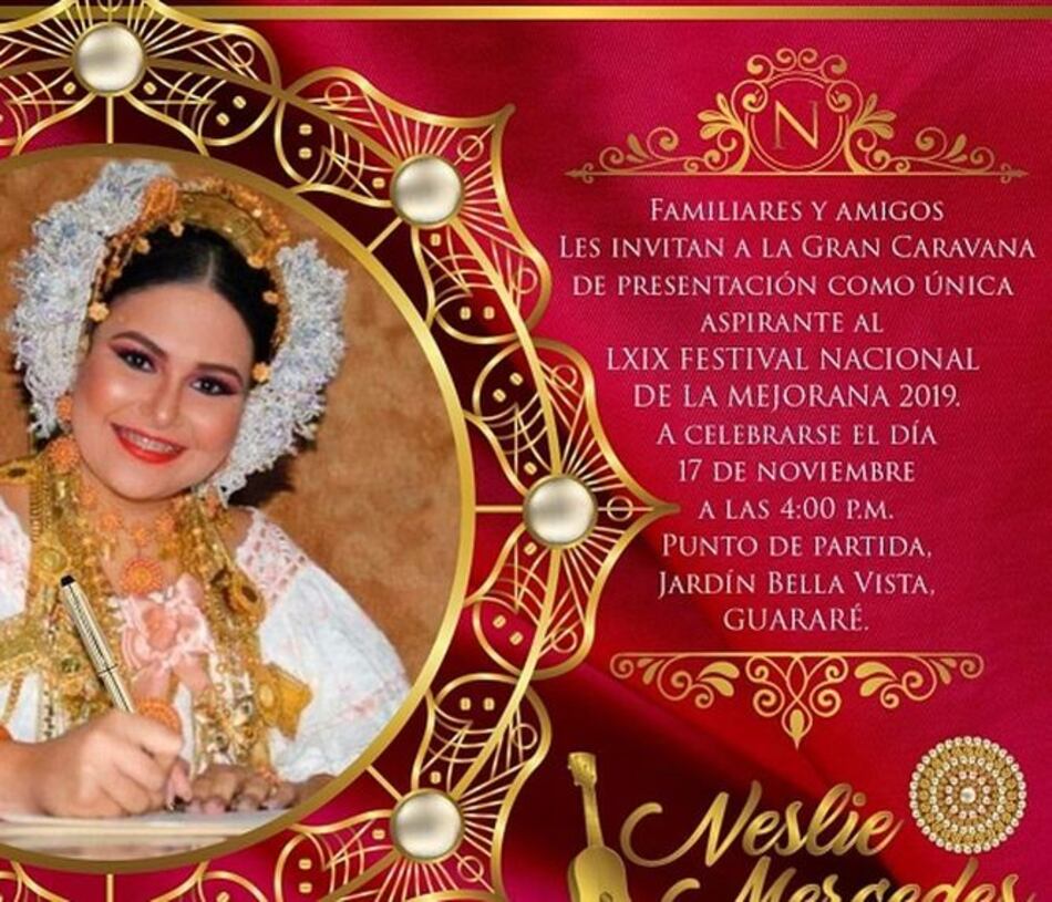 Solo se inscribe una aspirante a la corona del Festival Nacional de la Mejorana 2019