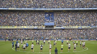 La Bombonera recibió ayer a su hinchada
