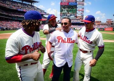 Calicho Ruiz, en homenaje a los campeones de la Serie Mundial