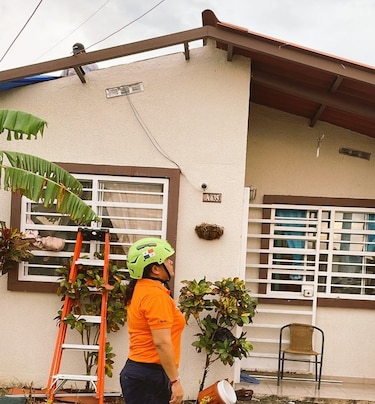 La barriada Montemadero, en Panamá este, fue una de las más afectadas por las lluvias del miércoles