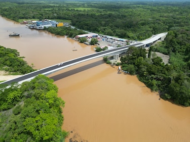 Puente sobre el río Bayano en Chepo alcanza 98% de avance, según el MOP