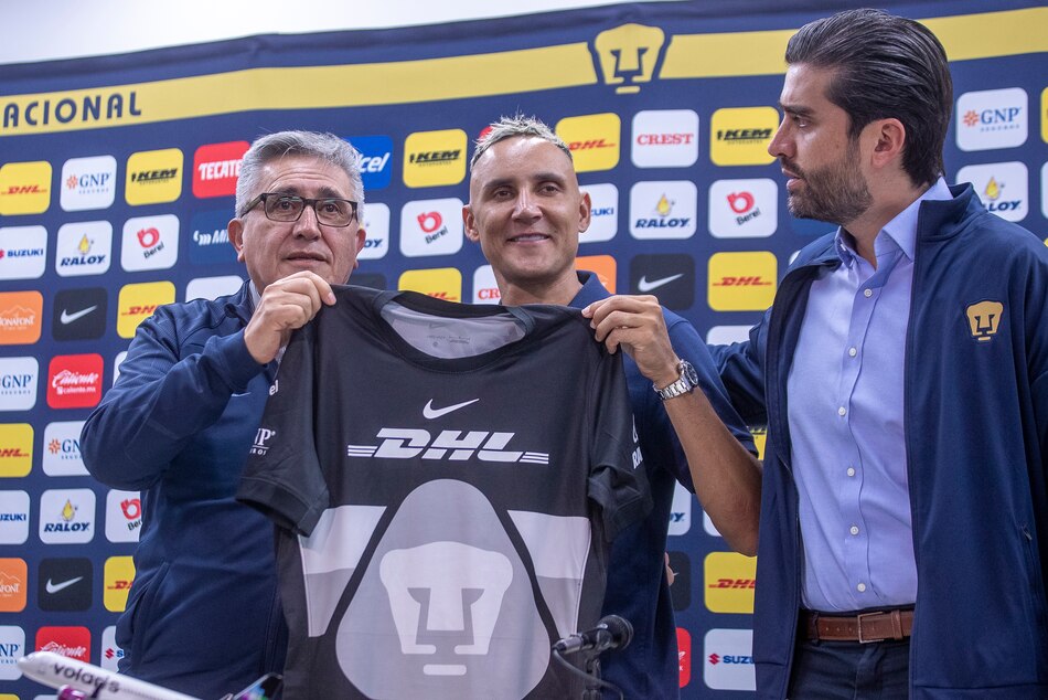 Keylor Navas es el nuevo portero de los Pumas de Adalberto ‘Coco’ Carrasquilla