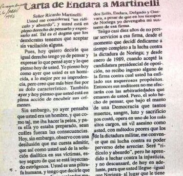 Los ‘derechos’ que reclama Martinelli