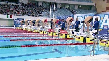 Edgar Crespo rompe marca nacional de los 50 metros pecho en Dubái