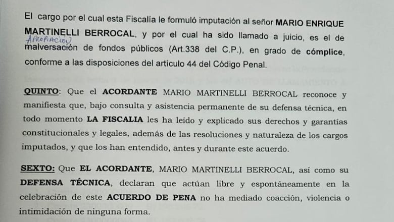 Mario Martinelli se declara confeso del delito del peculado; deberá devolver $2.3 millones
