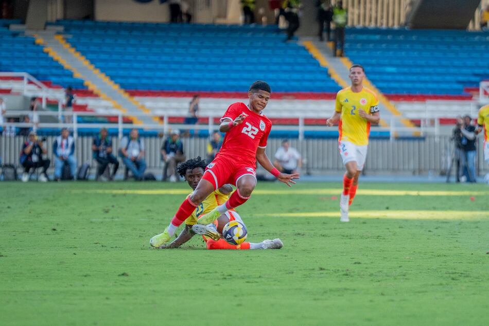 La selección Sub-20 de Panamá empató sin goles ante Colombia