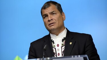 Rafael Correa cree que existe una 'conspiración en marcha' en Ecuador