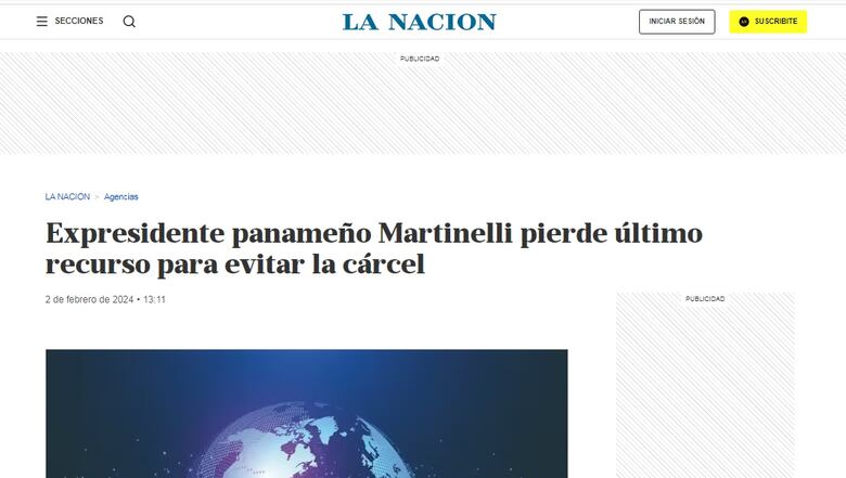 Así titularon los medios internacionales la condena de Ricardo Martinelli