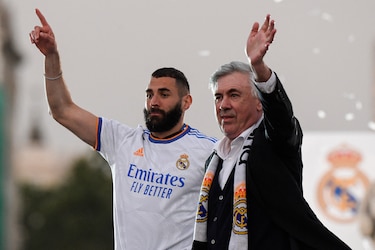 Benzema, a las puertas del podio de goleadores históricos de la Champions